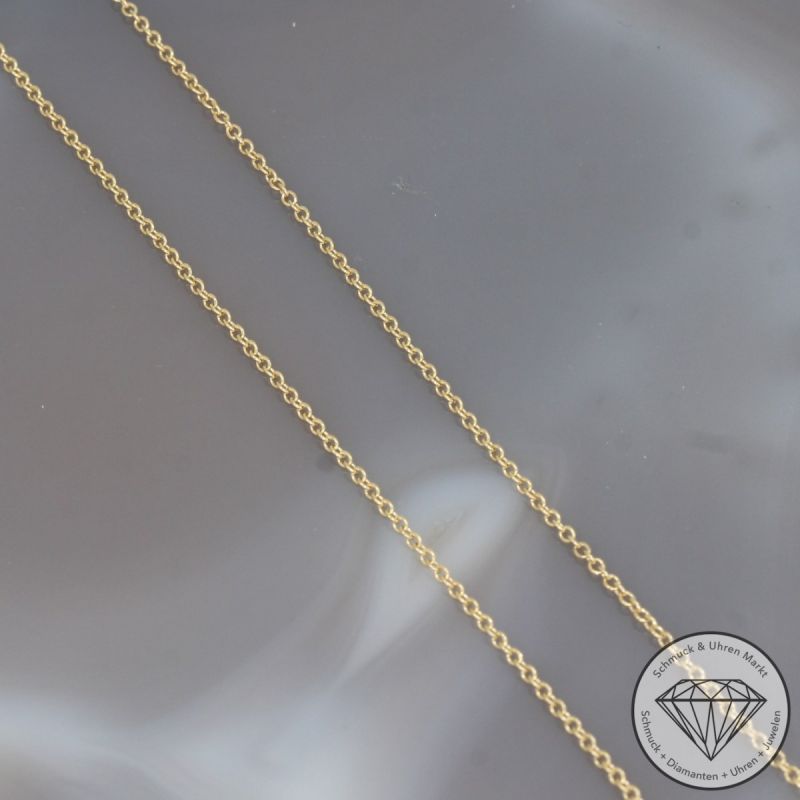 Wert 2850 € Brillant Diamant Anhänger & Kette in 585er 14 K Gelbgold - 99199