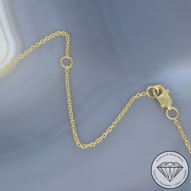 Wert 2650 € Bicolor Brillant Collier (0,30 carat) in 585er 14 K Gold - 99210