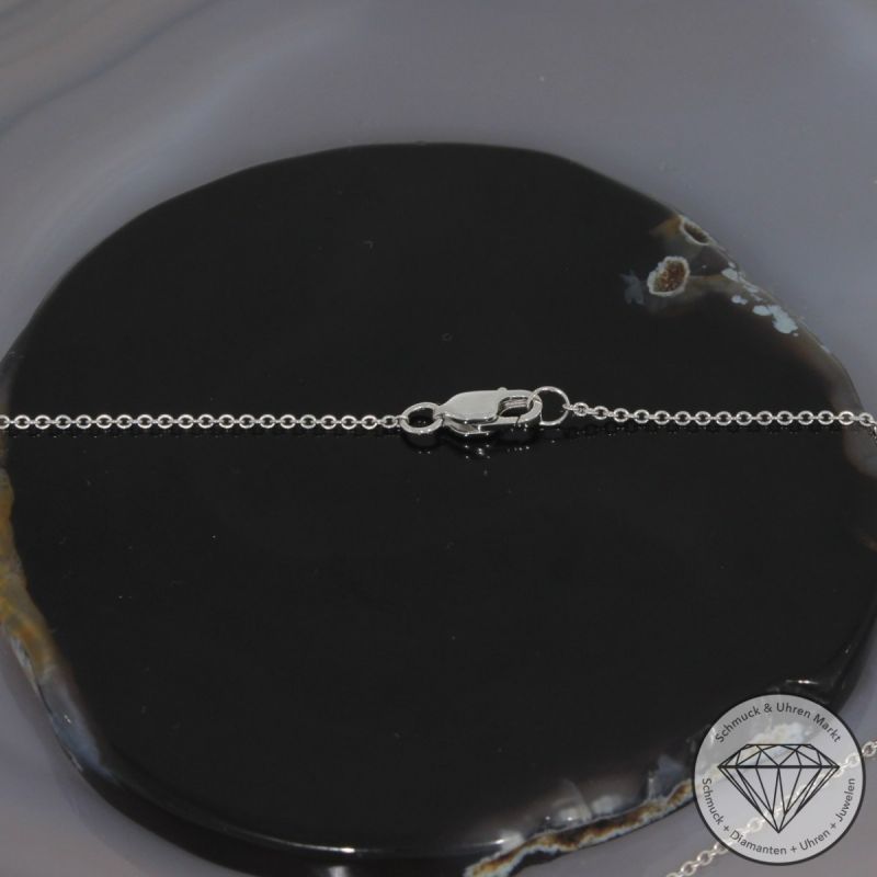 Wert 10850 € Brillant Diamant Anhänger & Kette in 750er 18 K Weißgold - 99251