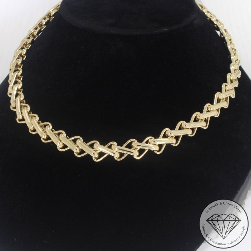 Wert 10090 € Collier (50,4 Gramm) in 750er 18 K Gelbgold - 99339