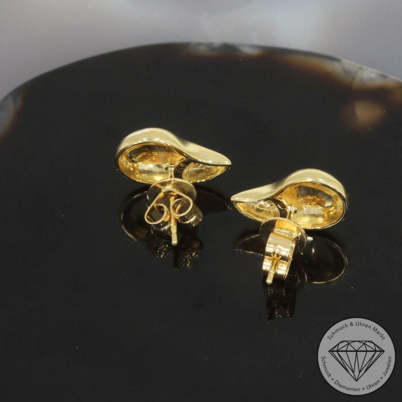 Wert 1550 € Ohrringe in 750er 18 K Gelbgold - 99449