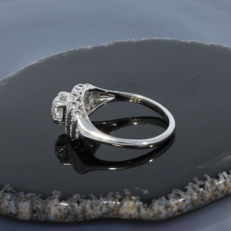 Wert 9650 € Diamant Ring in 585er 14 K Weißgold - 99534