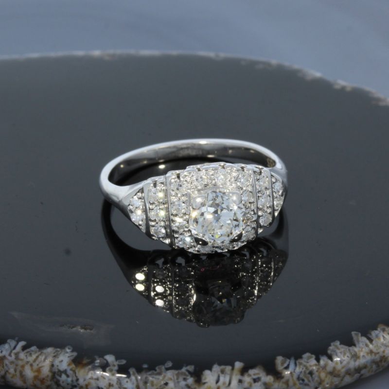 Wert 9650 € Diamant Ring in 585er 14 K Weißgold - 99534