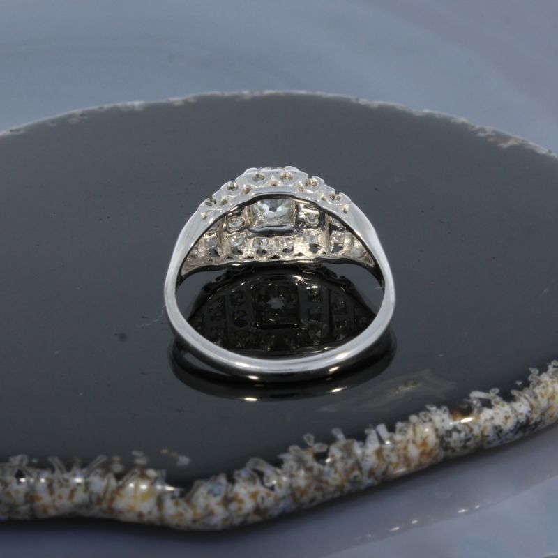 Wert 9650 € Diamant Ring in 585er 14 K Weißgold - 99534