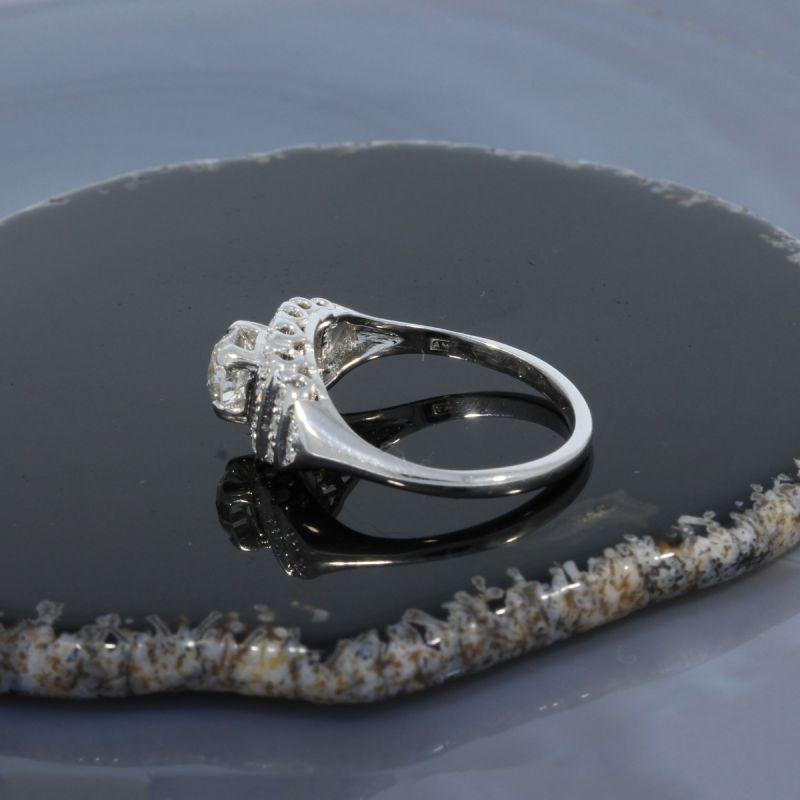 Wert 9650 € Diamant Ring in 585er 14 K Weißgold - 99534