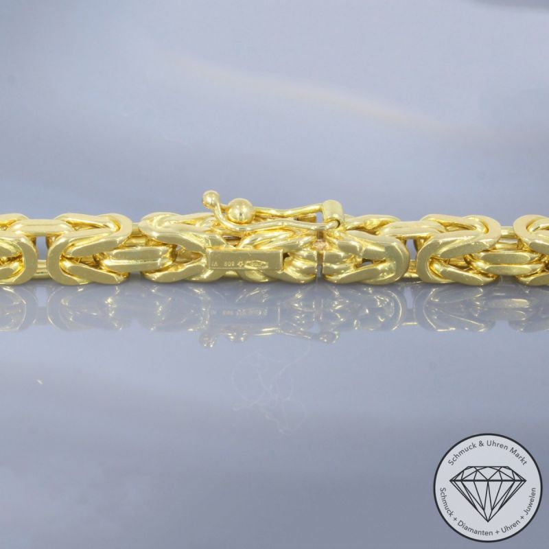Wert 31690 € Königs Kette (117,1 Gramm) in 750er 18 K Gelbgold - 99550