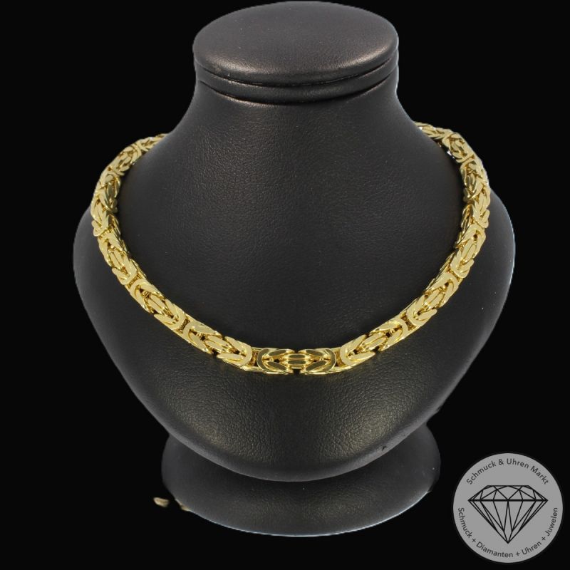Wert 31690 € Königs Kette (117,1 Gramm) in 750er 18 K Gelbgold - 99550