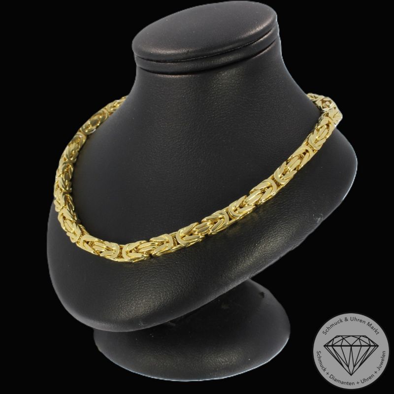 Wert 31690 € Königs Kette (117,1 Gramm) in 750er 18 K Gelbgold - 99550