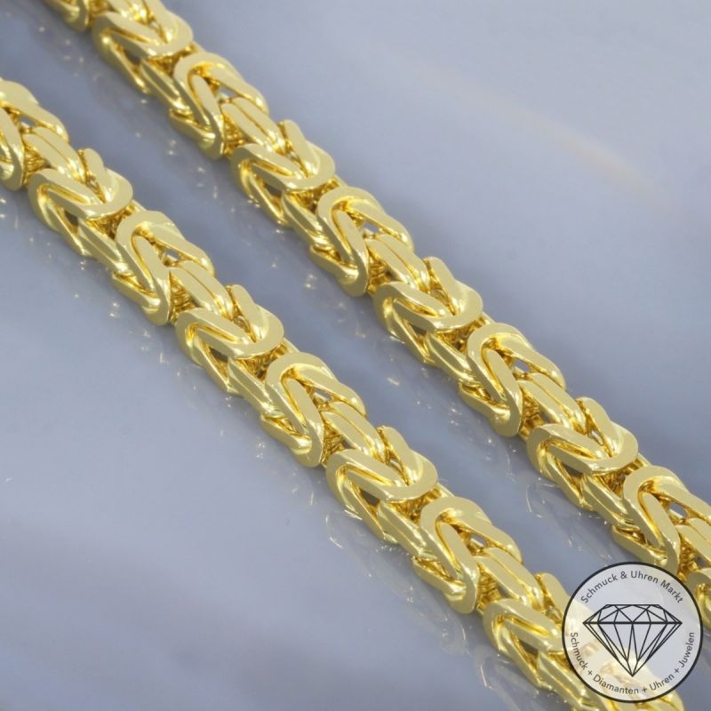 Wert 31690 € Königs Kette (117,1 Gramm) in 750er 18 K Gelbgold - 99550