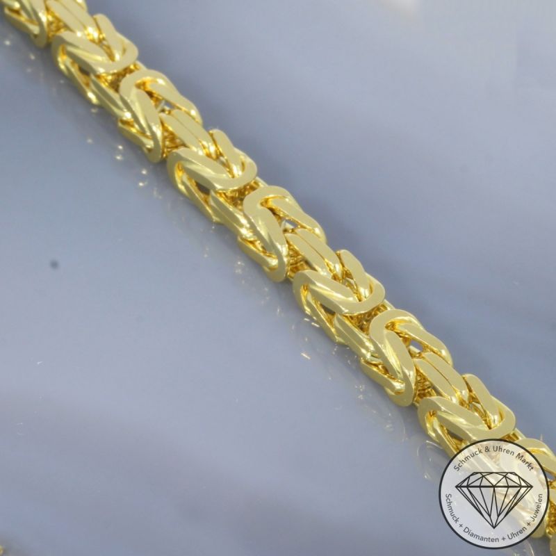 Wert 31690 € Königs Kette (117,1 Gramm) in 750er 18 K Gelbgold - 99550