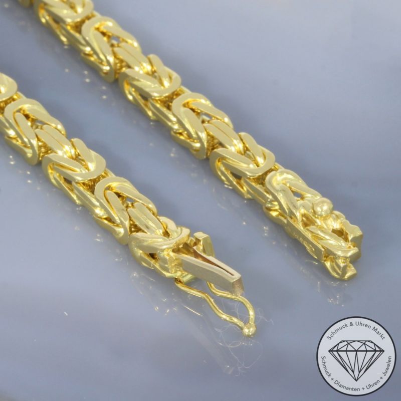 Wert 31690 € Königs Kette (117,1 Gramm) in 750er 18 K Gelbgold - 99550