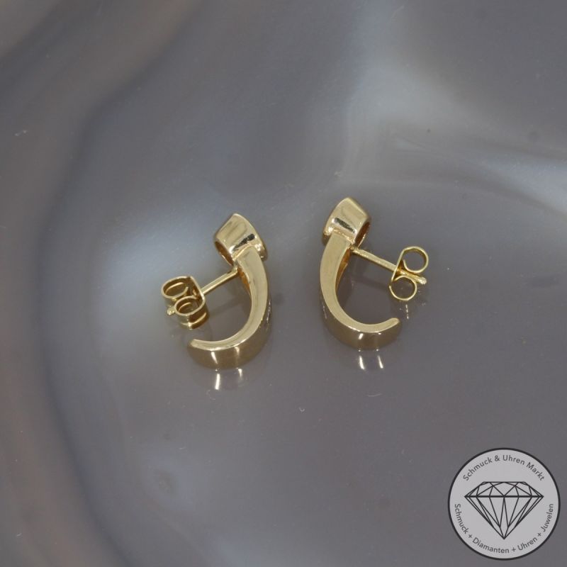 Wert 1100 € Brillant Ohrringe (ca. 0,16 carat) in 585er 14 K Gelbgold - 99560