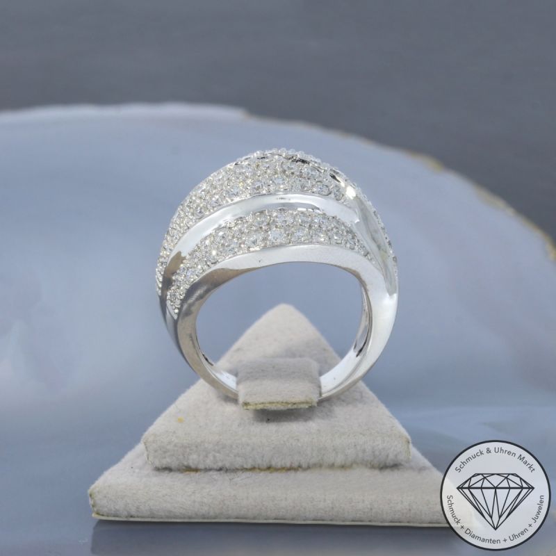 Wert 6590 € Brillant Ring (ca. 2,00 carat) in 585er 14 K Weißgold - 99576