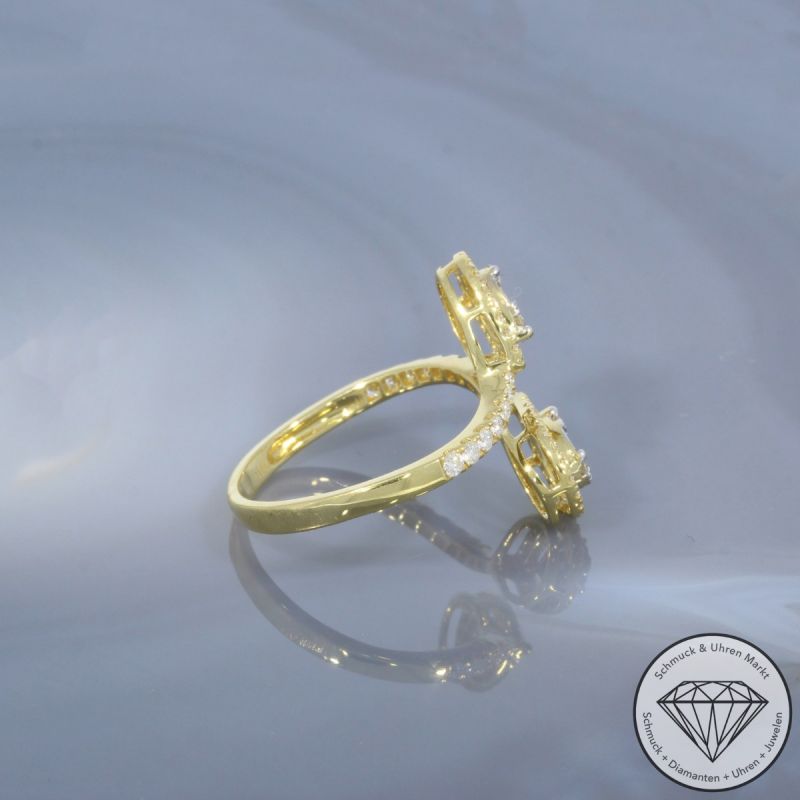 Wert 2750 € Brillant Diamant Ring in 750er 18 K Gelbgold - 99689