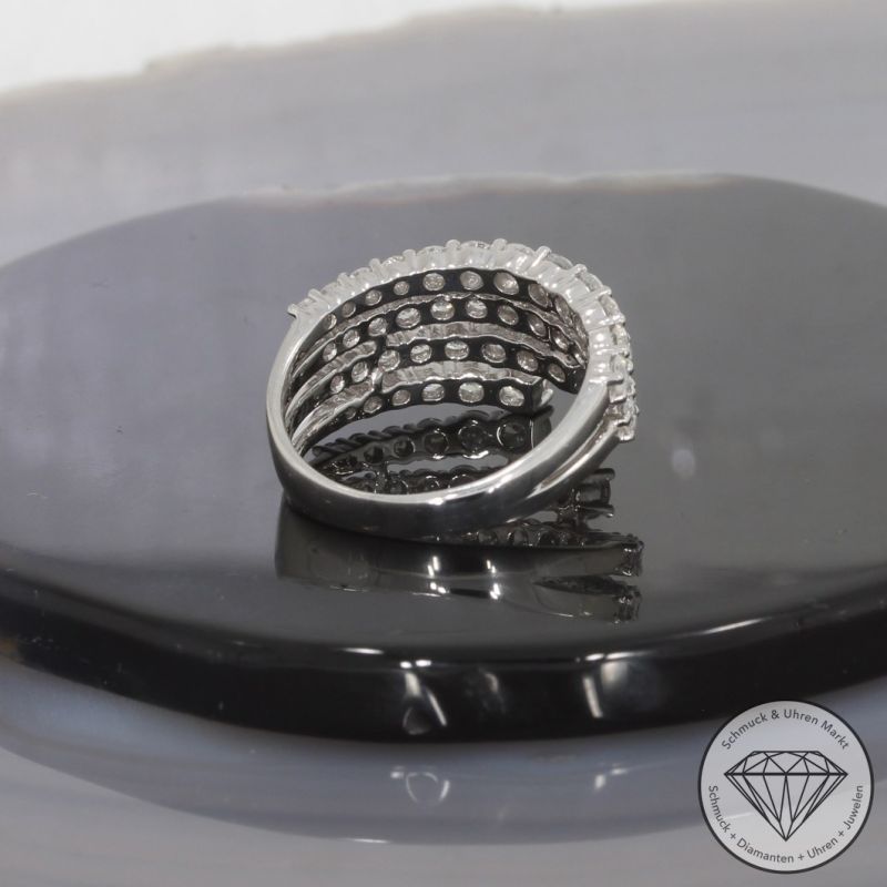 Wert 5990 € Brillant Ring (1,90 carat) in 750er 18 K Weißgold - 99695