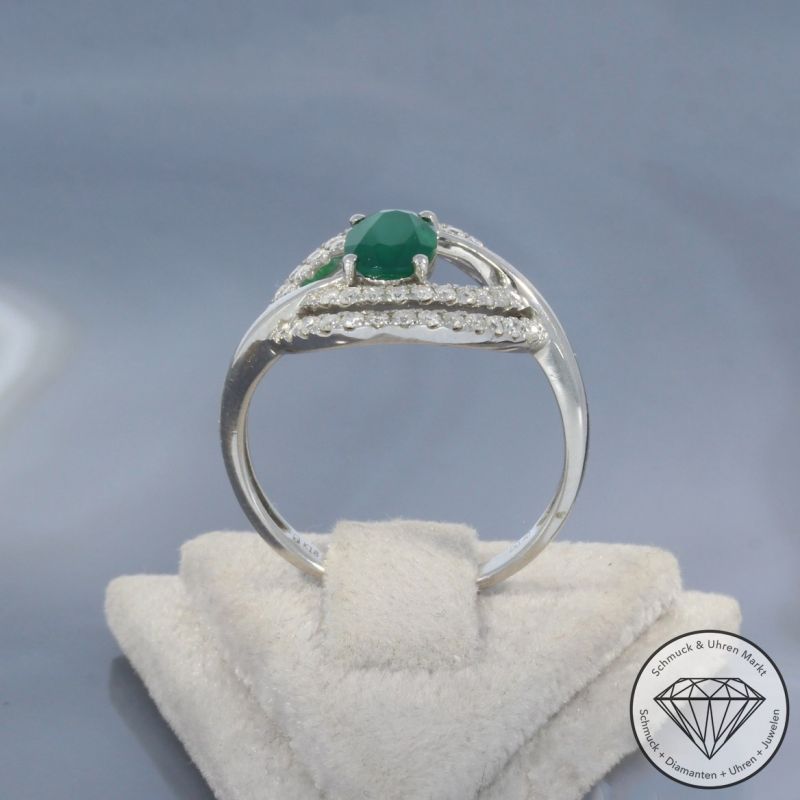 Wert 1490 € Brillant Achat Ring in 750er 18 K Weißgold - 99703