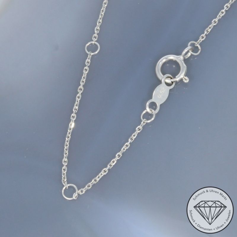 Wert 1890 € Brillant Collier (0,53 carat) in 750er 18 K Weißgold - H1817