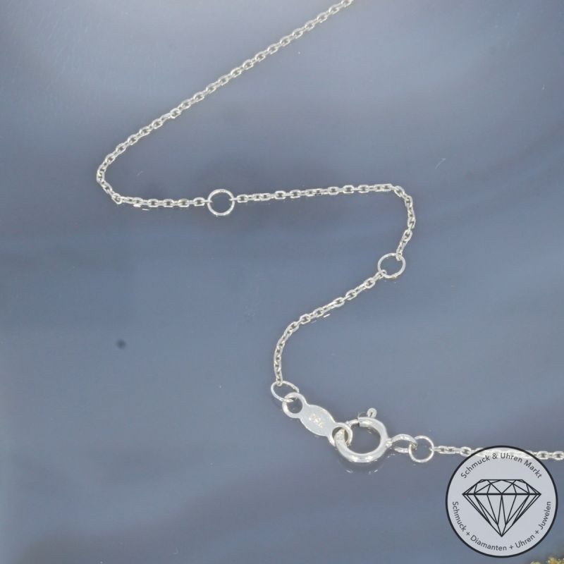 Wert 1850 € Brillant Herz Collier (0,52 carat) in 750er 18 K Weißgold - H1766