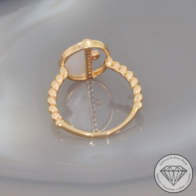 Wert 1950 € Brillant Perlmutt Ring in 750er 18 K Roségold - 99754
