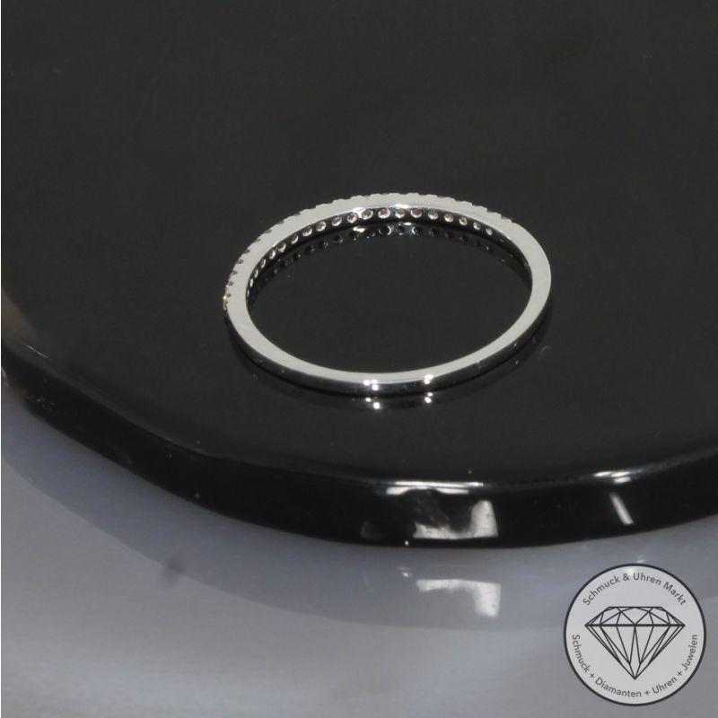 Wert 999 € Brillant Ring (0,11 carat) Gr.55 in 750er 18 K Weißgold - 99791