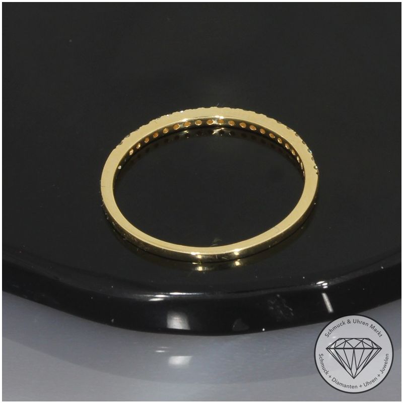 Wert 999 € Brillant Ring (0,11 carat) Gr.53 in 750er 18 K Gelbgold - 99793