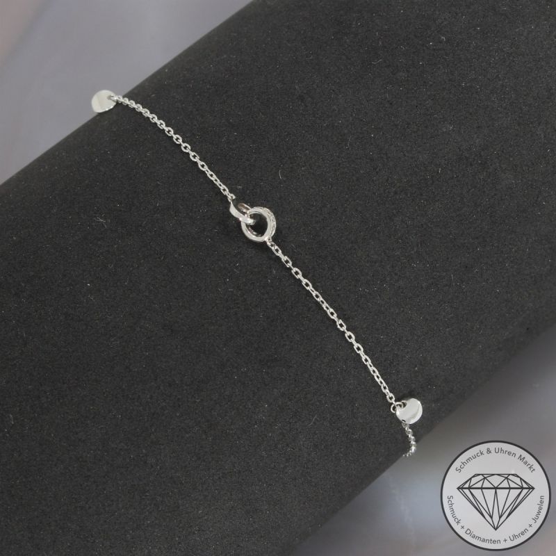Wert 750 € Brillant Armband in 750er 18 K Weißgold - 99797