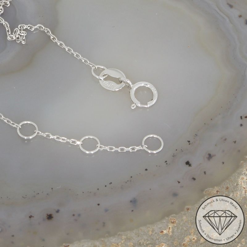 Wert 950 € Solitär Brillant Armband (0,17 carat) in 750er 18 K Weißgold - 99801