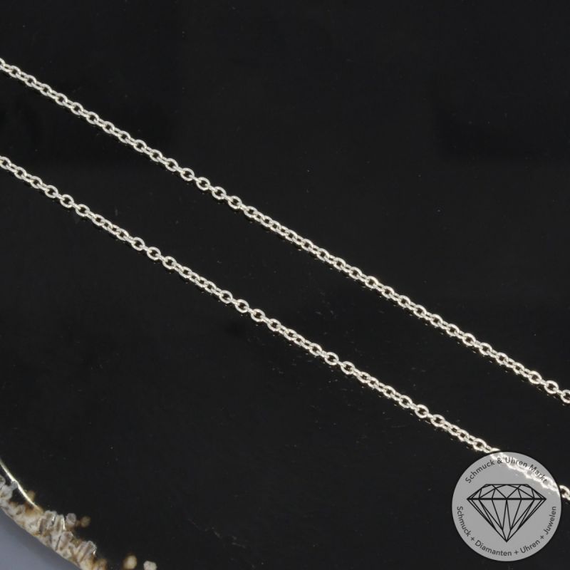 Wert 3150 € Brillant Diamant Farbedelstein Anhänger & Kette in 750er 18 K Weißgold - 99803