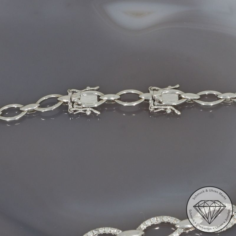 Wert 10390 € Brillant Collier (2,50 carat) in 750er 18 K Weißgold - 99824