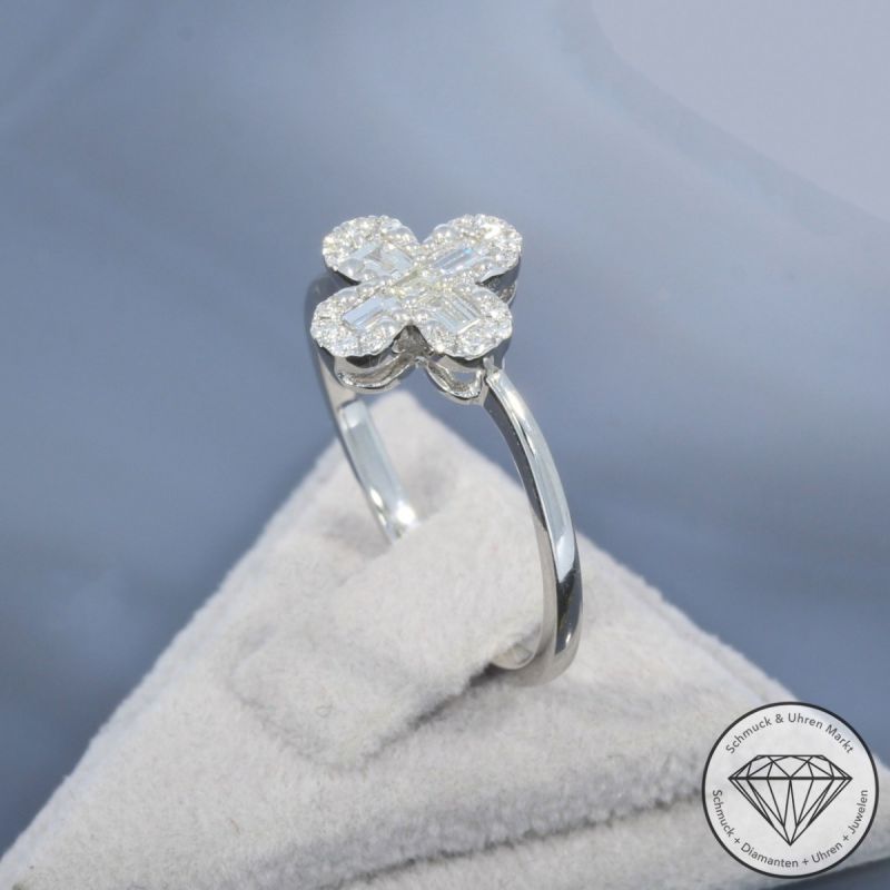 Wert 1890 € Brillant Diamant Ring in 950er Platin - 99841