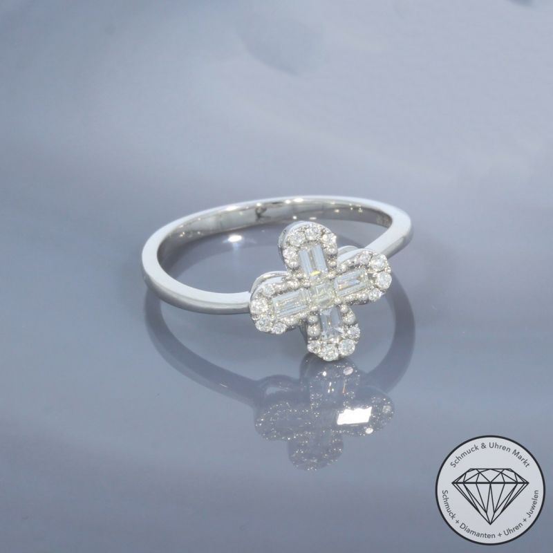 Wert 1890 € Brillant Diamant Ring in 950er Platin - 99841