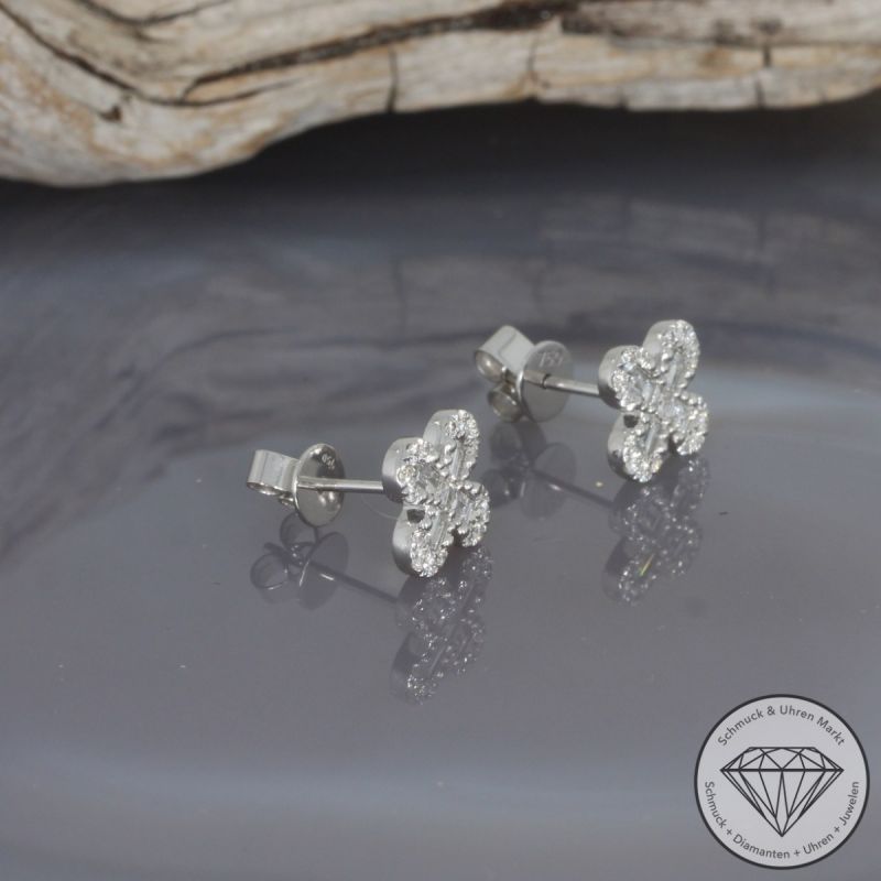 Wert 3050 € Brillant Diamant Ohrstecker in 750er 18 K Weißgold - 99842