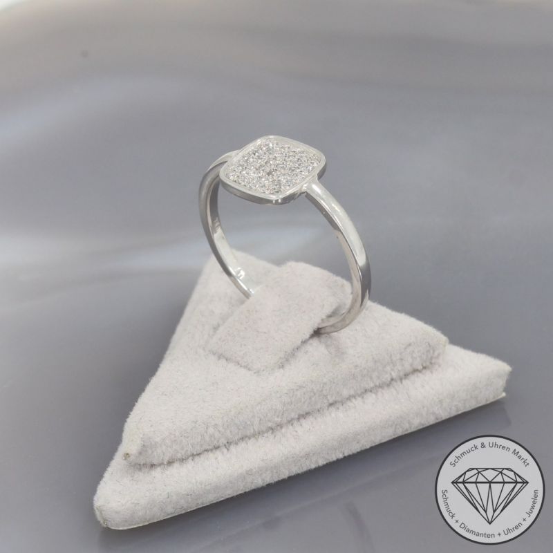 Wert 790 € Brillant Ring (ca. 0,15 carat) in 750er 18 K Weißgold - 99871