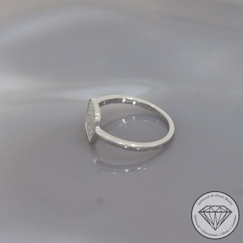 Wert 790 € Brillant Ring (ca. 0,15 carat) in 750er 18 K Weißgold - 99871