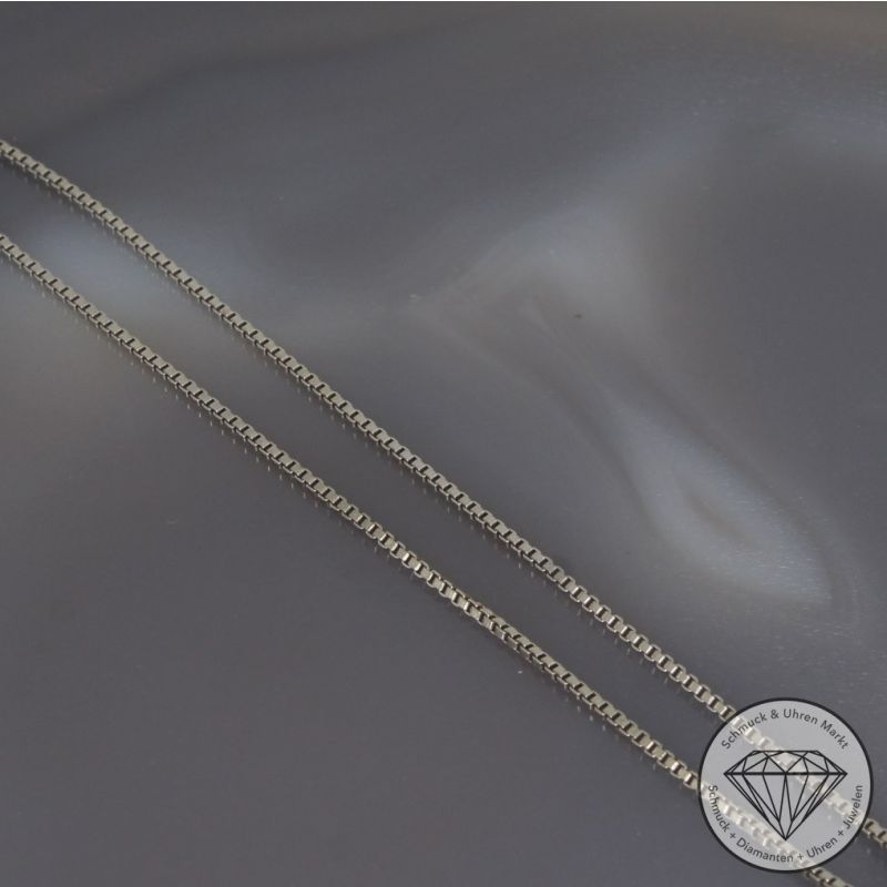Wert 990 € Brillant Chrysopras Anhänger mit Kette in 585er 14 K Weißgold - 99919