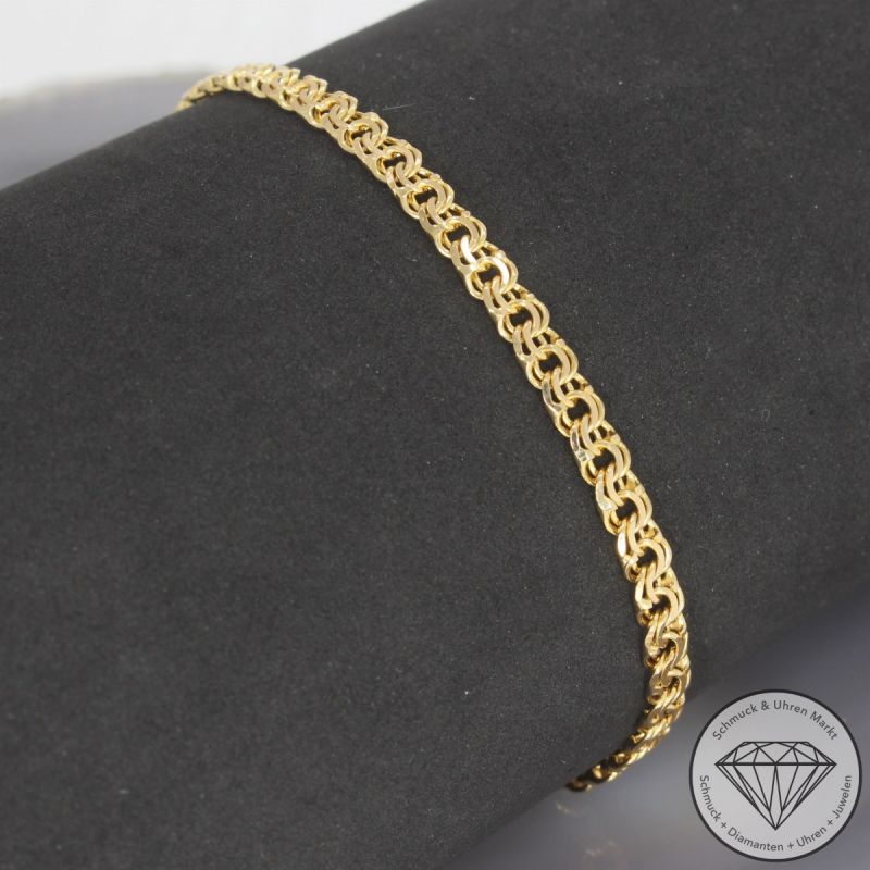 Wert 1390 € Garibaldi Armband in 750er 18 K Gelbgold - 99951