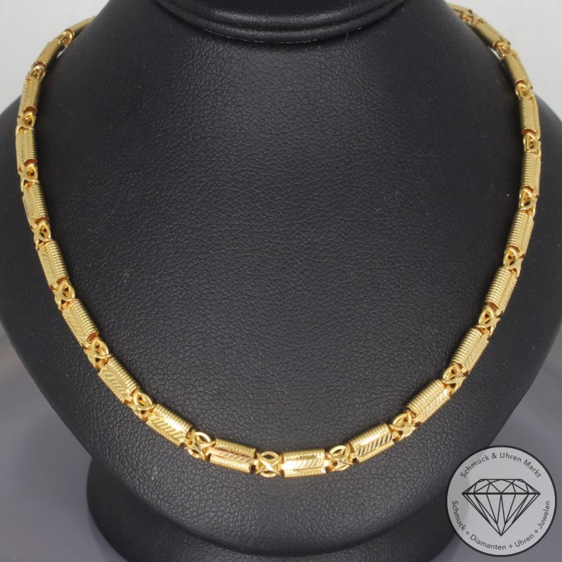 Wert 2350 € Kette (13,9 Gramm) in 585er 14 K & 875er 21 K Gelbgold - 99997