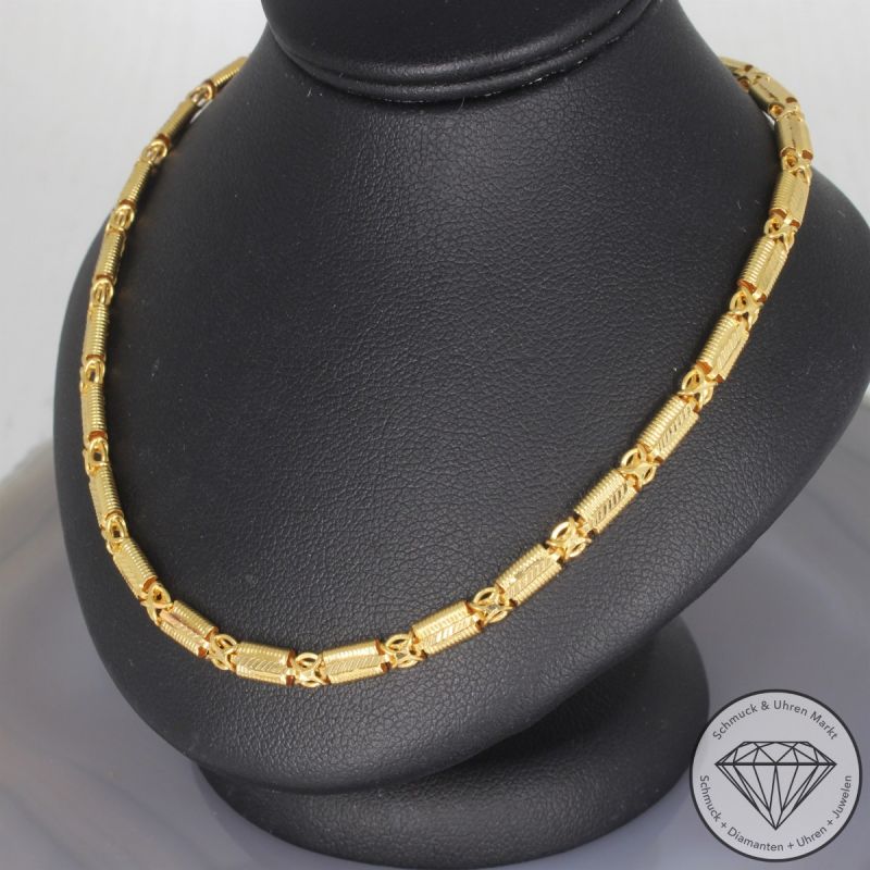 Wert 2350 € Kette (13,9 Gramm) in 585er 14 K & 875er 21 K Gelbgold - 99997