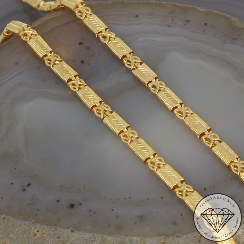 Wert 2350 € Kette (13,9 Gramm) in 585er 14 K & 875er 21 K Gelbgold - 99997