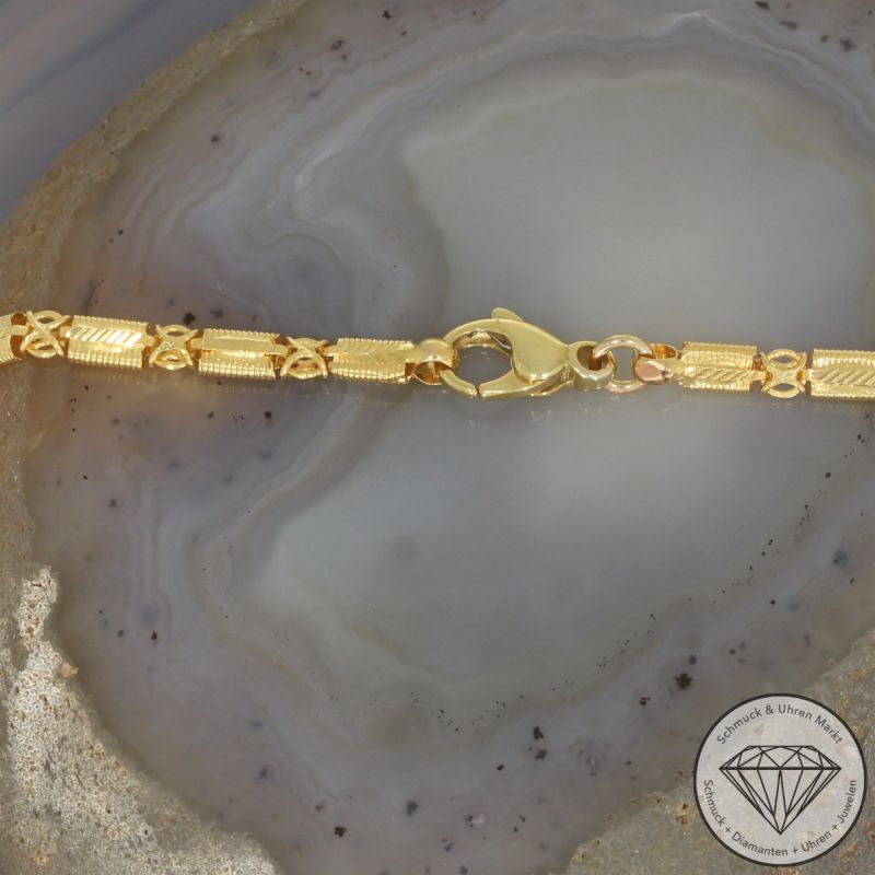 Wert 2350 € Kette (13,9 Gramm) in 585er 14 K & 875er 21 K Gelbgold - 99997