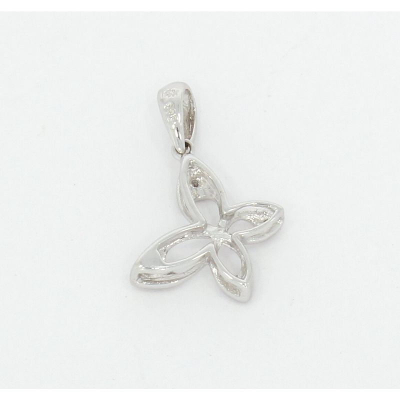 Wert 290 € Brillant Anhänger Schmetterling (0,02 carat) in 585er 14 K Weißgold - H304
