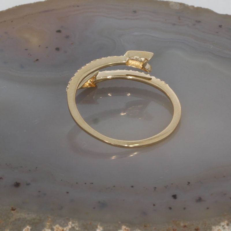 Wert 820 € Brillant Ring (0,13 carat) in 585er 14 K Gelbgold - H1563