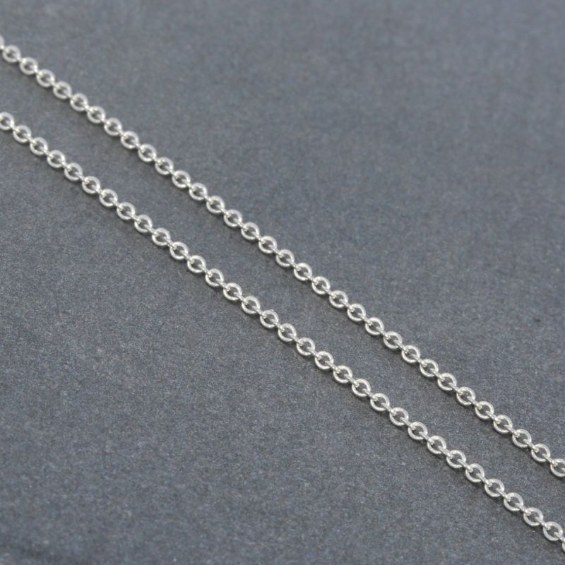 Sale! Wert 2130 € Brillant Anhänger mit Kette (0,19 carat) in 750er 18 K Weißgold - H1260