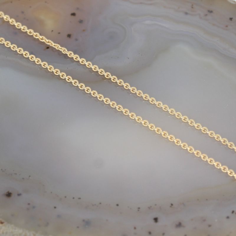 Wert 890 € Brillant Perl Anhänger mit Kette in 585er 14 K Gelbgold - H1385