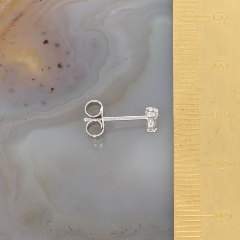 Wert 1390 € Brillant Ohrringe (0,22 carat) in 750er 18 K Weißgold - H1423