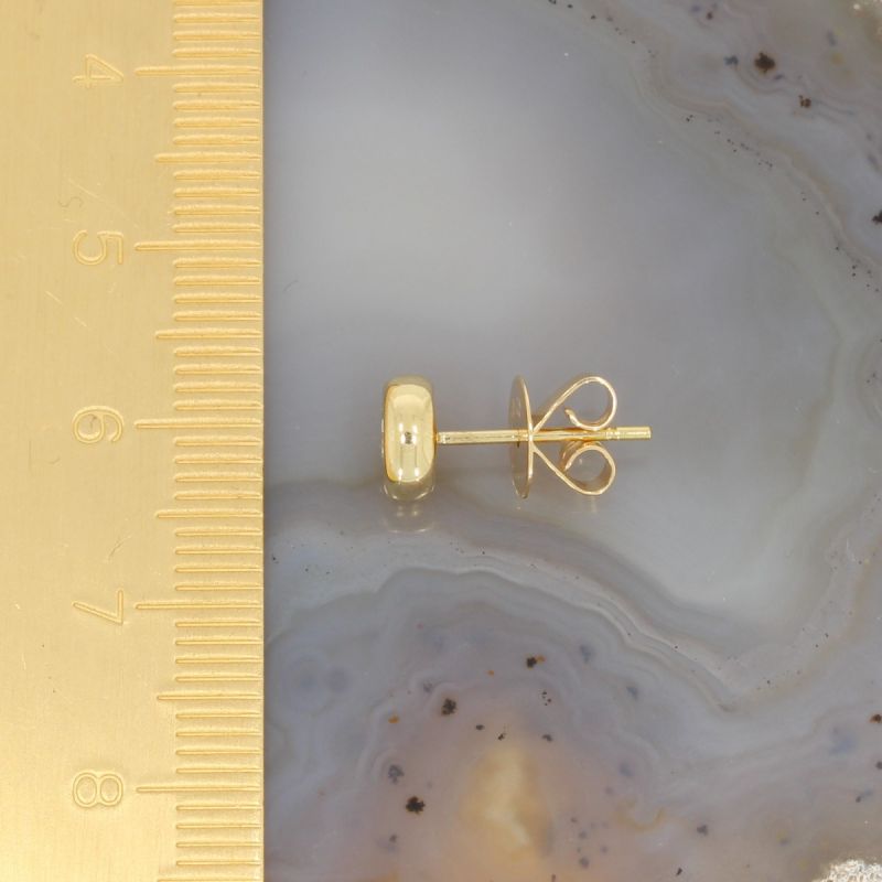 Wert 1590 € Solitär Brillant Ohrstecker Ohrringe (0,30 carat) in 750er 18 K Gelbgold - H145