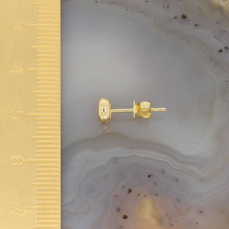 Wert 990 € Solitär Brillant Ohrstecker Ohrringe (0,10 carat) in 750er 18 K Gelbgold - H152