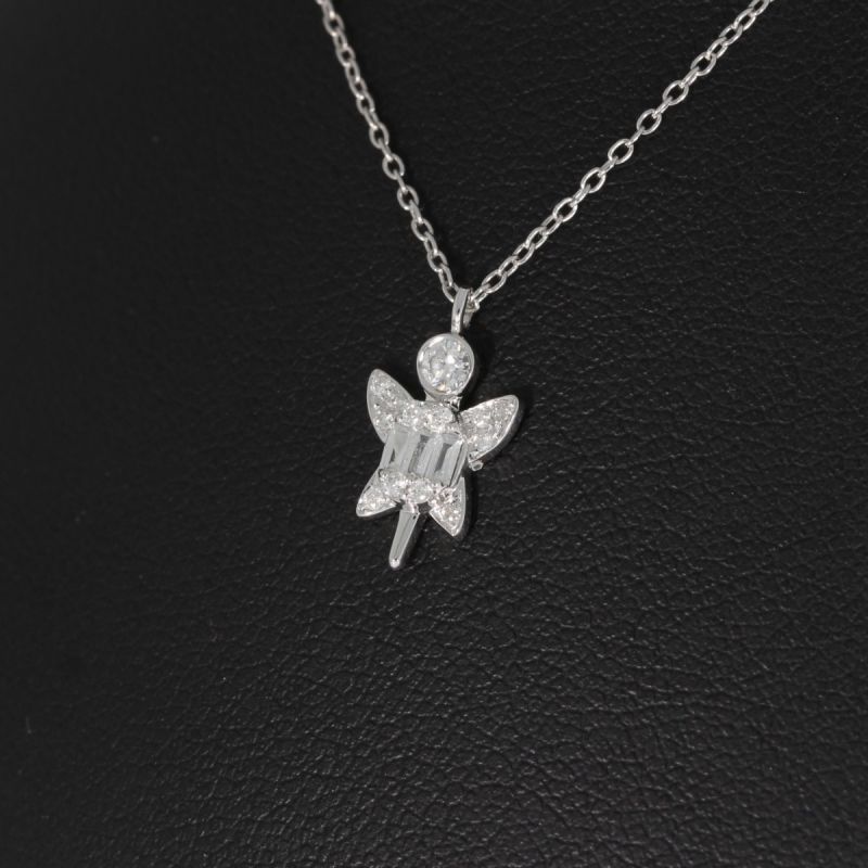 Sale! Wert 1090 € Brillant Diamant Collier Schildkröte in 750er 18 K Weißgold - H1530