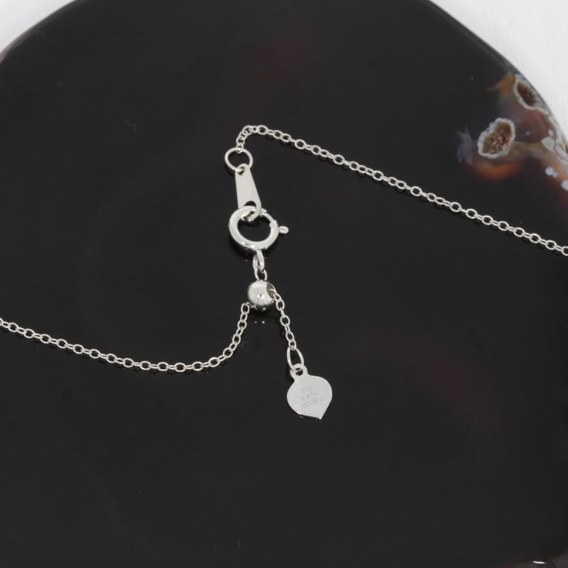 Wert 770 € Brillant Topas Anhänger mit Kette in 750er 18 K Weißgold - H1633