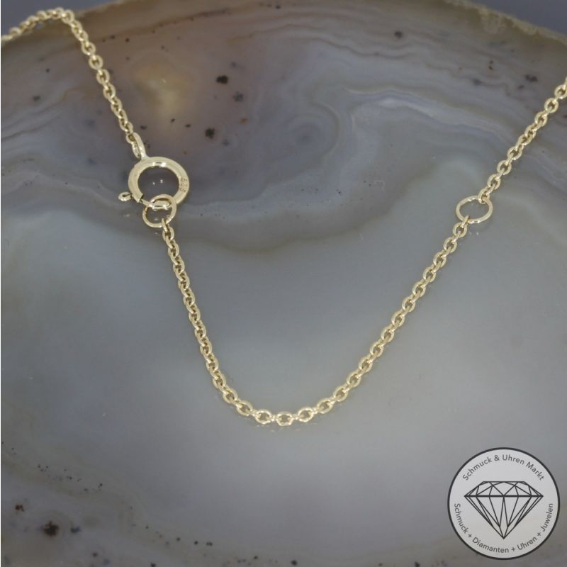 Sale! Wert 1730 € Brillant Anhänger Schneeflocke mit Kette (0,27 carat) in 585er 14 K Gelbgold - H1755